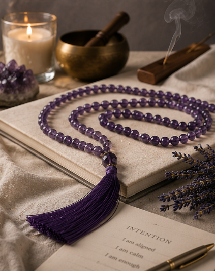 Amethyst Sacred Mala