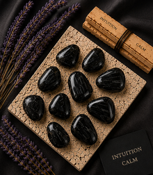 Black Tourmaline Raw Tumble