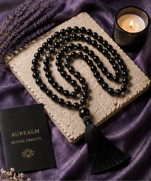 Black Tourmaline Sacred Mala