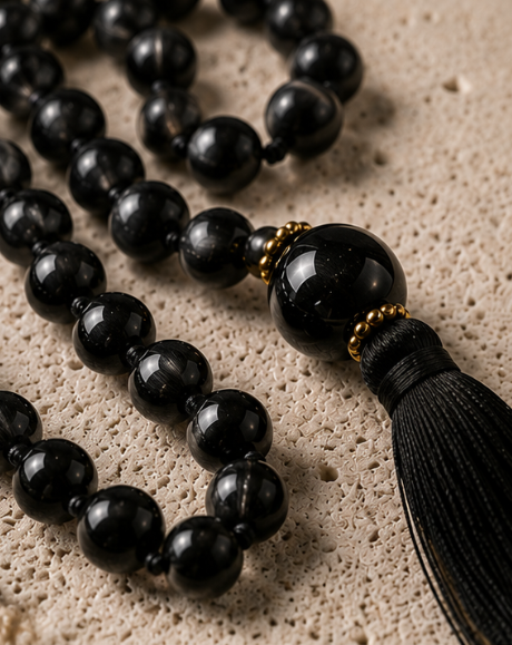 Black Tourmaline Sacred Mala