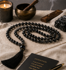 Black Tourmaline Sacred Mala