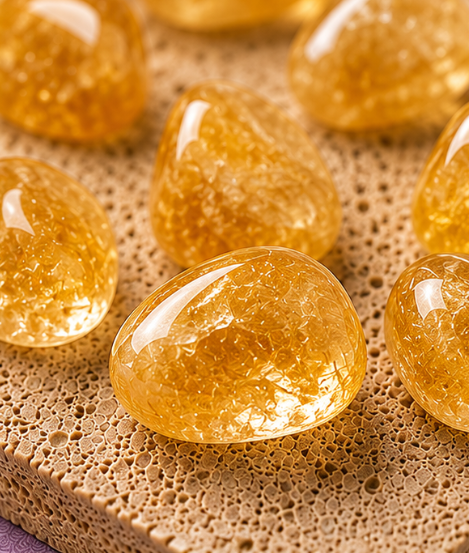 Citrine Raw Tumble