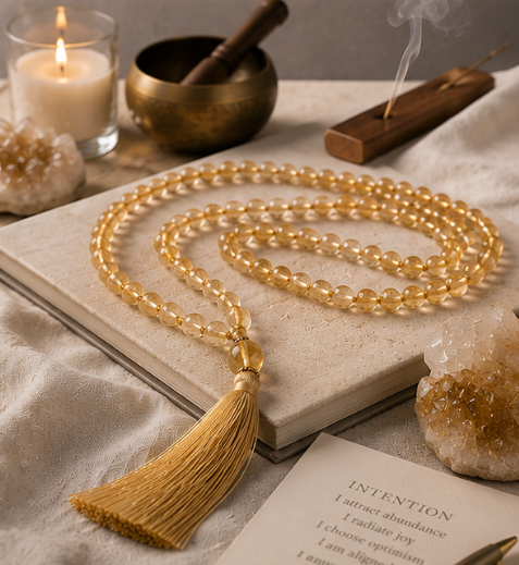 Citrine Sacred Mala