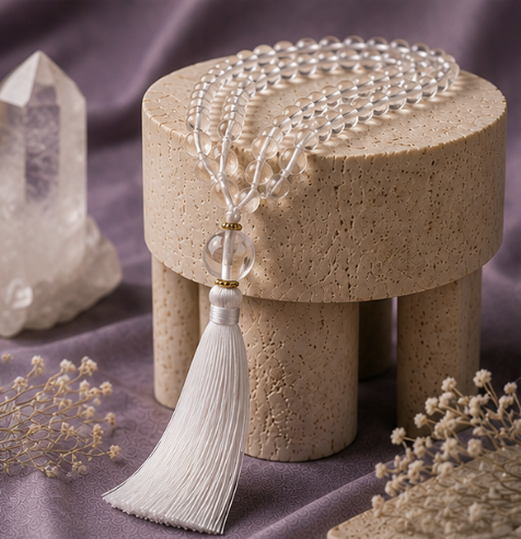 Clear Quartz Sacred Mala