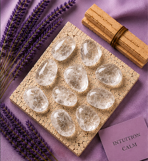Clear Quartz Raw Tumble