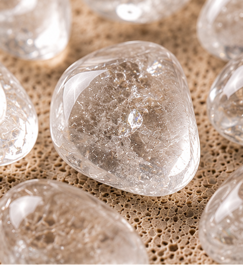 Clear Quartz Raw Tumble