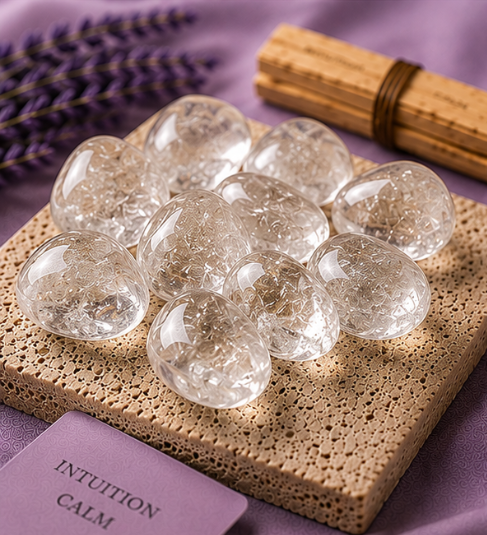 Clear Quartz Raw Tumble
