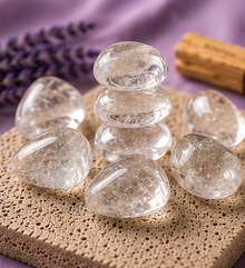 Clear Quartz Raw Tumble