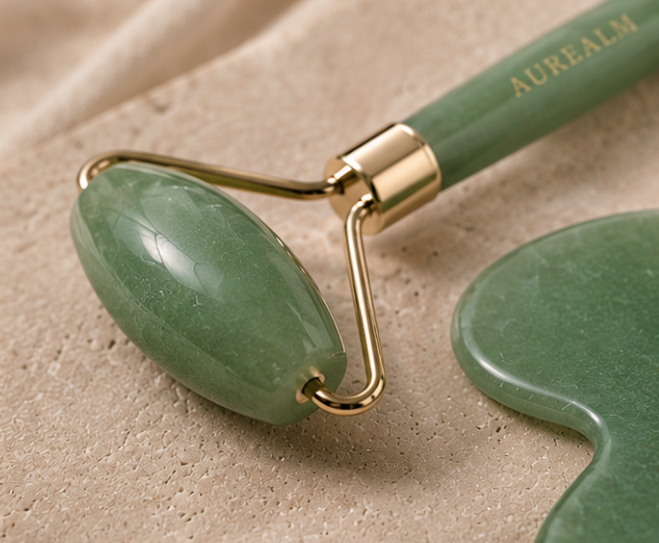 Green Aventurine Glow Roller