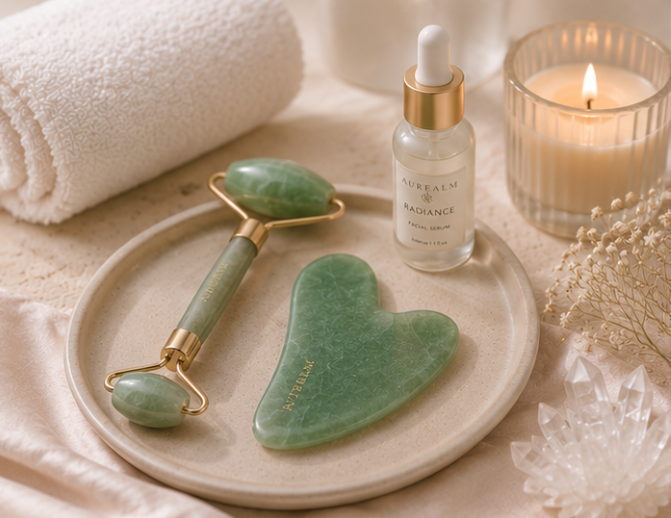 Green Aventurine Glow Roller