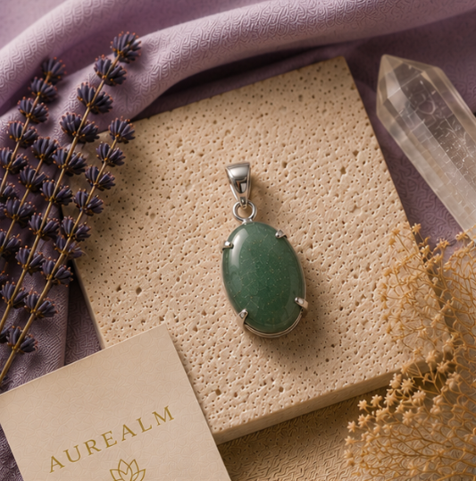 Green Aventurine Luck Pendant