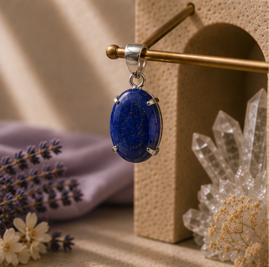 Lapis Lazuli Truth Pendant