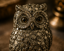 Pyrite Owl Figurine