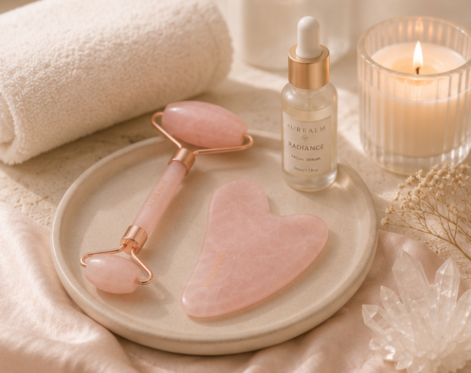 Rose Quartz Glow Roller
