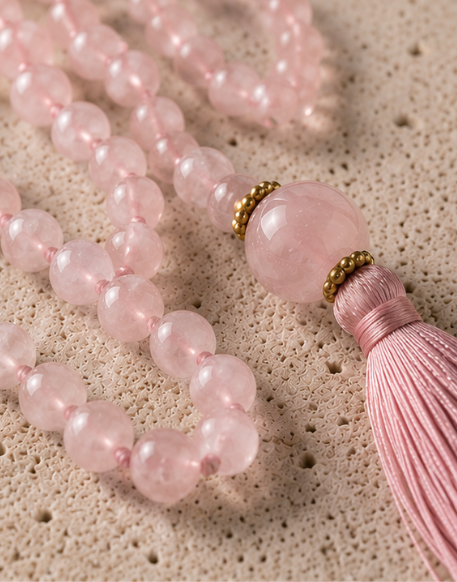 Rose Quartz Sacred Mala