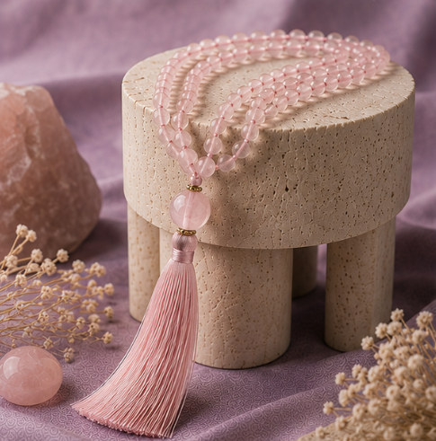 Rose Quartz Sacred Mala