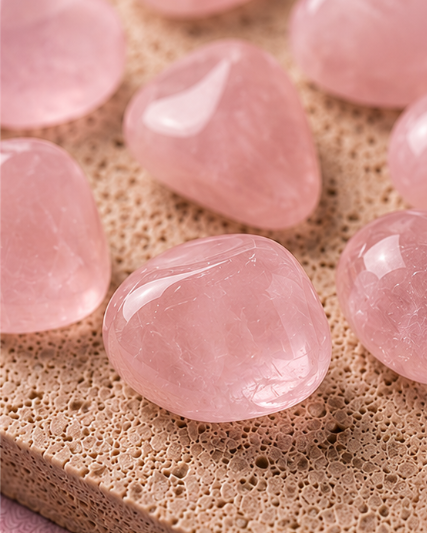 Rose Quartz Raw Tumble