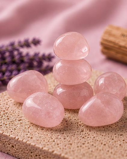 Rose Quartz Raw Tumble