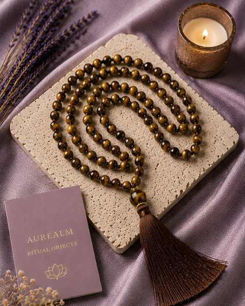 Tiger's Eye Sacred Mala