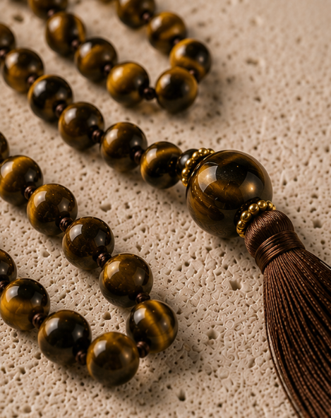 Tiger's Eye Sacred Mala