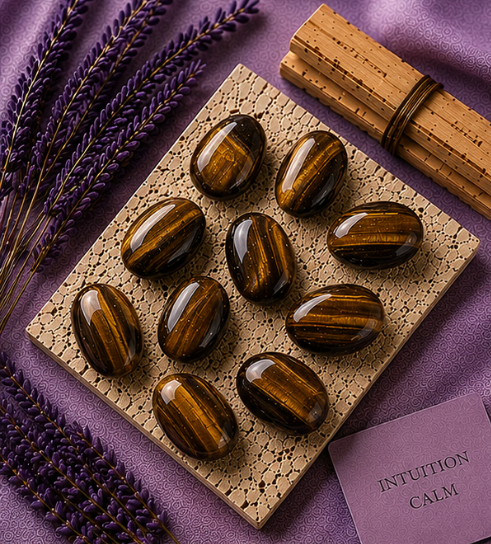 Tiger's Eye Raw Tumble