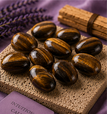Tiger's Eye Raw Tumble