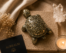 Pyrite Tortoise Figurine