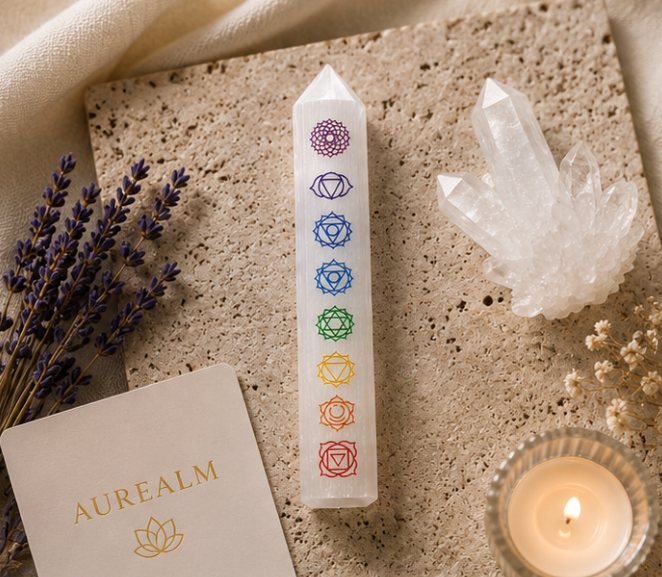 Seven Chakra Healing Wand