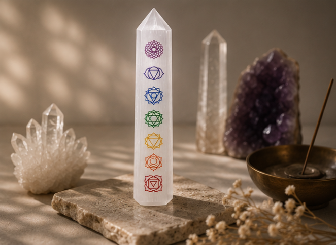 Seven Chakra Healing Wand